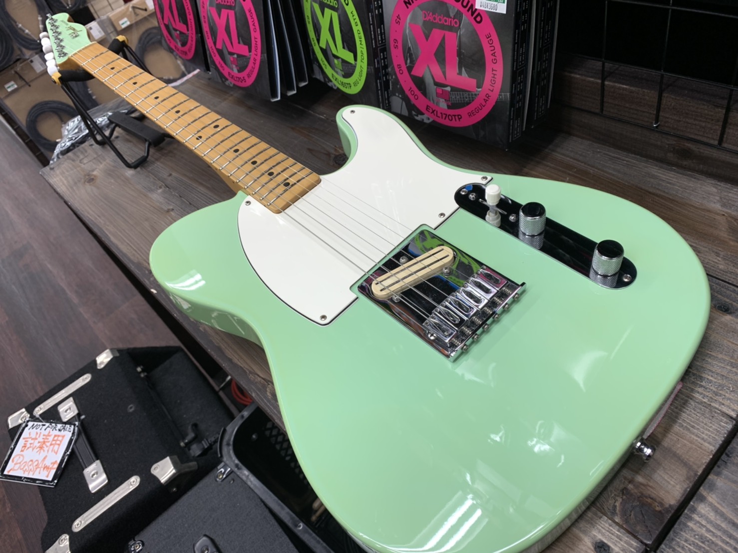 1/16☆Fender mexico Telecaster Surf Green Mod/Fender Japan STM-55